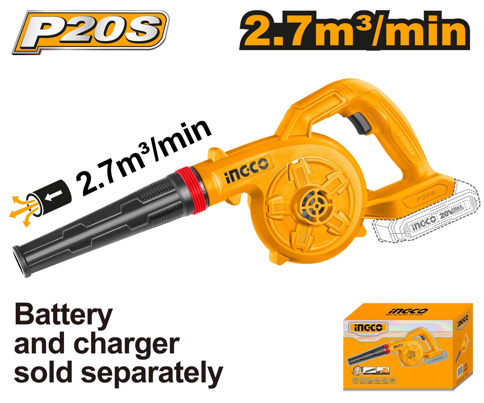 CABLI20028 بلاور 20 فولت بدون بطاريه CABLI20028 - الصورة 1